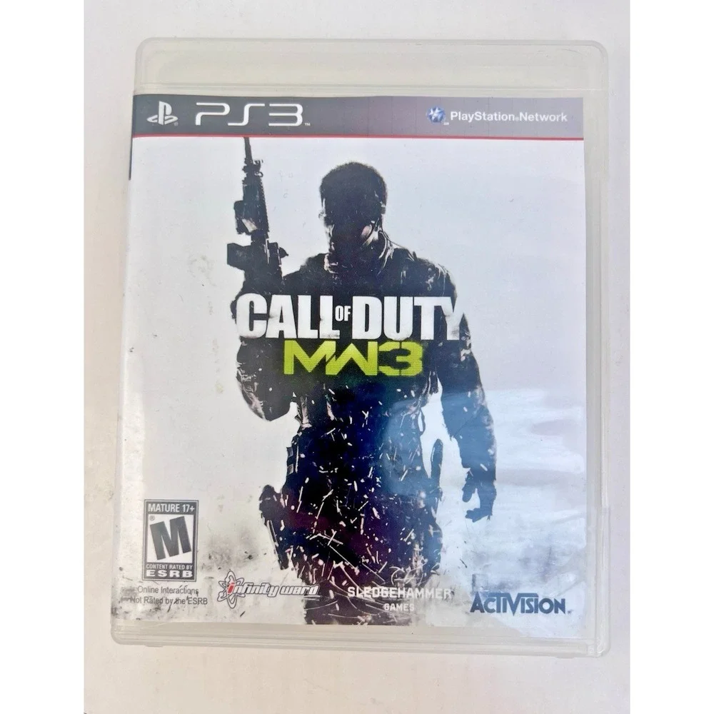 PS3 Game Bundle Batman Arkham Asylum Call of Duty Modern‎ Warfare 3 Ghosts Lot 3